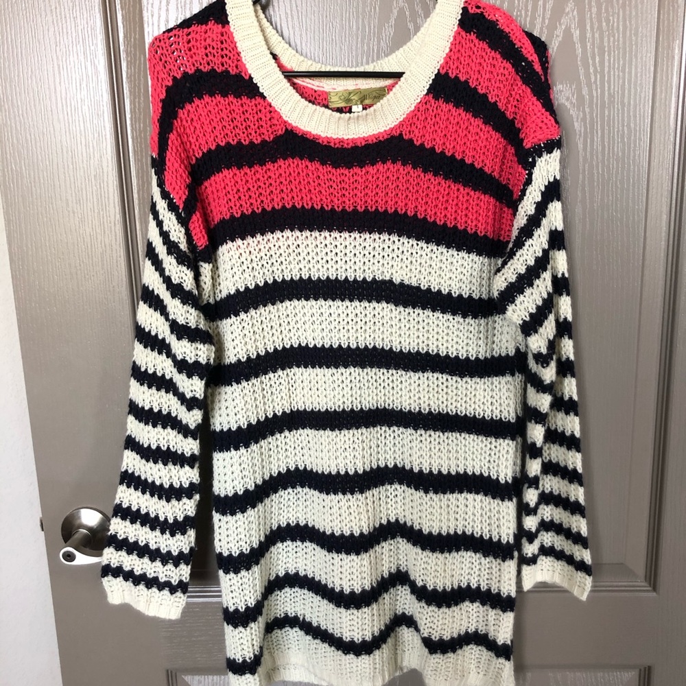 Oversized knit sweater